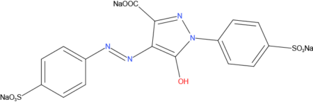 E102 - tartrazine