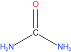 structuurformule E927b - Carbamide