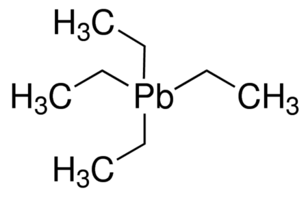 structuurformule tetraethyllood