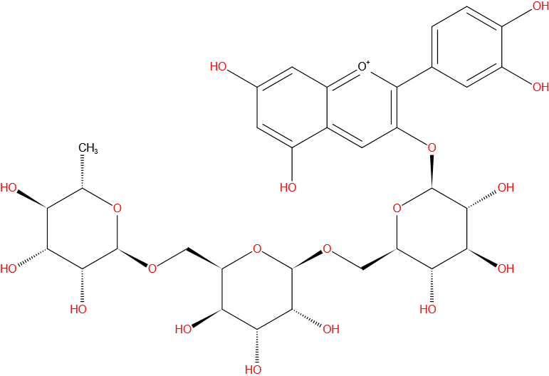 cyanidine-3-glucosylrutinoside