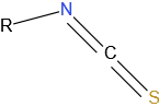 structuurformule isothiocyanaten